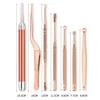 7pcs/set LED Ear Wax Pickers Stainless Steel Earpick Wax Remover Curette Ear Pick Cleaner Ear Cleaner Spoon Care Ear Clean Tool 4