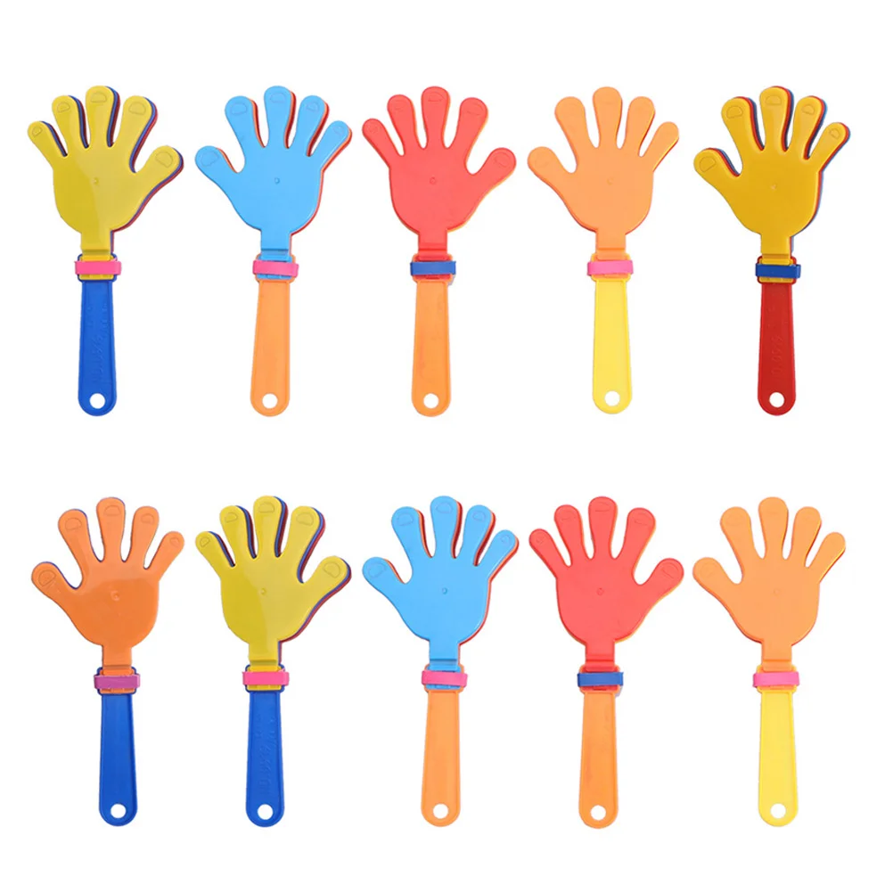 

10 Pcs Palm Clap Toys Kids Hand Clapper Applause Maker Plastic Abs Party Favor Child Concert Props Hands Clapping