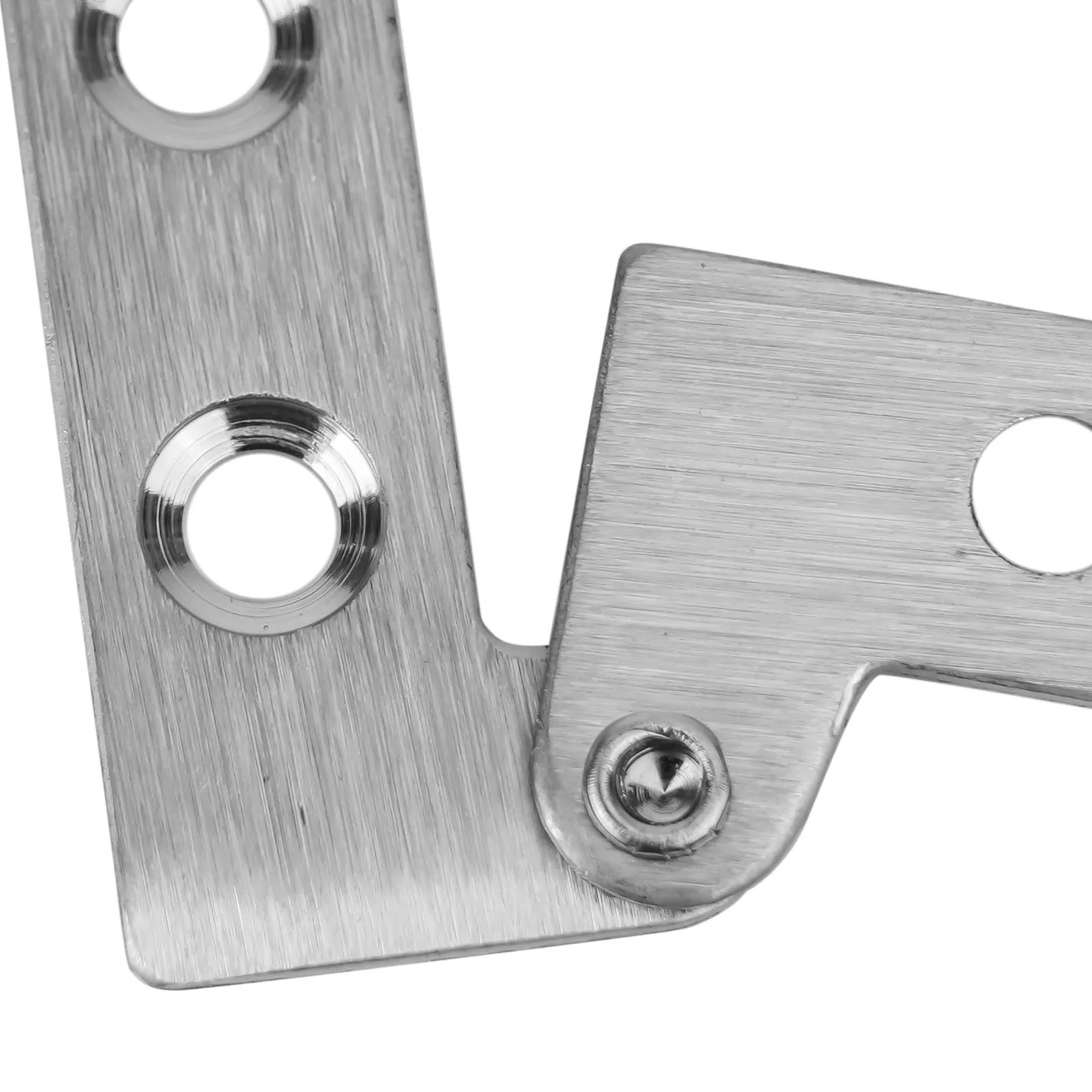 Heavy Duty Stainless Steel Invisible Door Hinge Silver Tone Suitable for Internal and Screen Doors Provides Enhanced Security