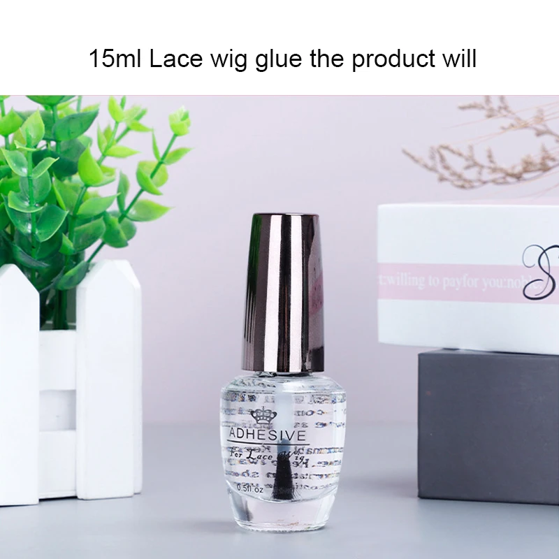 Waterproof Liquid Wig Glue 15Ml Clearing Adhesive 38Ml White Glue For Lace Wigs Extra Hold Hair Extension Glue+Remover Kit