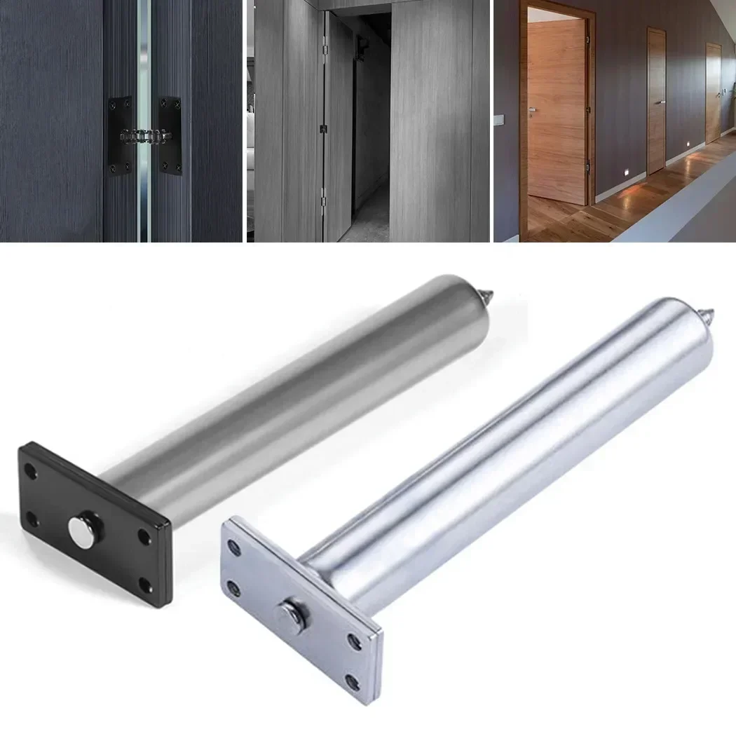 Automatic Door Closer Fireproof 50Kg Metal Safety Silver With Colour Matching Screws Practical Aesehetics Durable