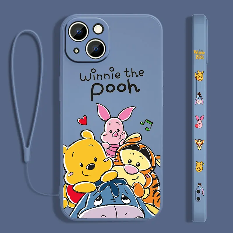 Disney Cute Winnie The Pooh Phone Case For Apple iPhone 15