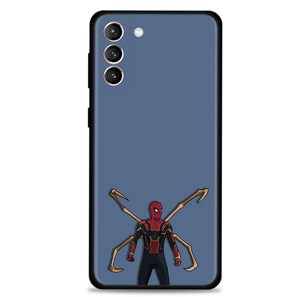 Marvel Cartoon Spiderman 3 Generations Phone Case For Samsung Galaxy S22 S21 S20 Ultra FE S10 S9 S8 Plus 5G Cover Silicone Funda samsung flip phone cute