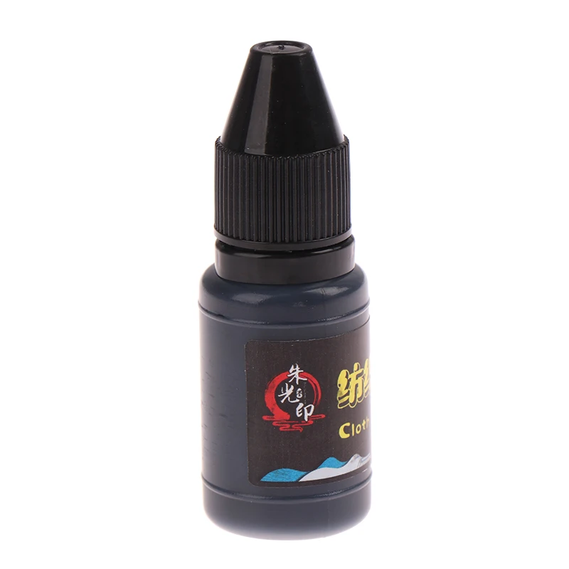 10ml Black Printing Ink Waterproof Special Ink For Stamp Printing Wash Not Fade