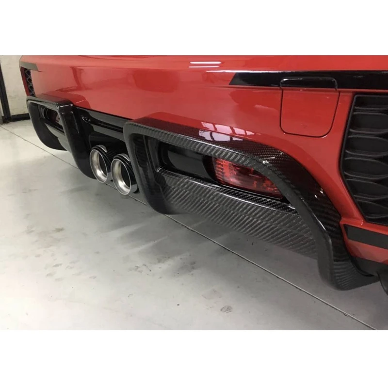 JCW 用 カーボン製 フロントディフューザー MINI JCW Challenge 2014-2018 モデルに対応フロントアンダーディフューザー フロントリップスポイ 車用外装パーツ ドライ カーボンファイバー 100% フロント バンパー