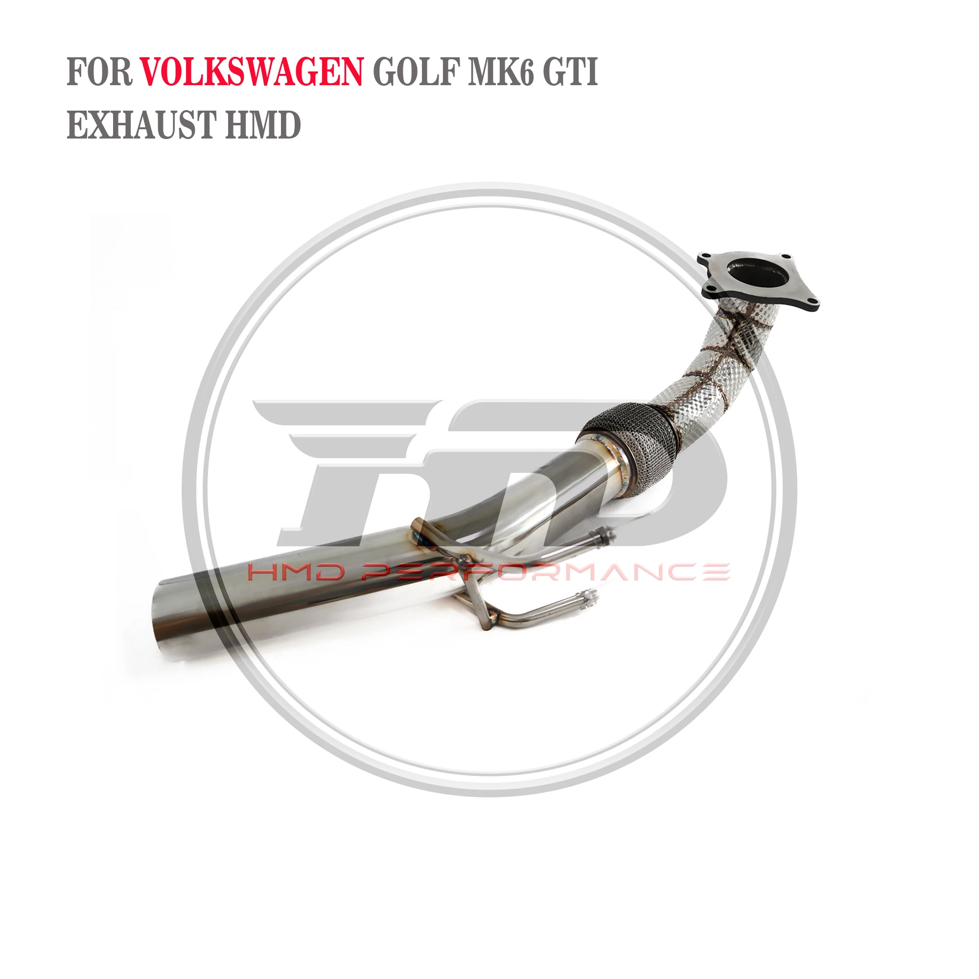 HMDDownpipeforVWVolkswagenGolfMK6GTIExhaustSystemManifoldCar