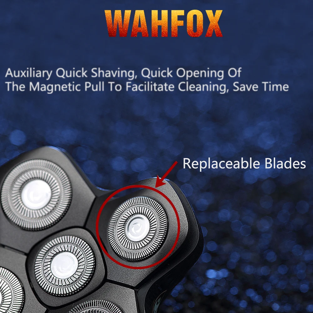 Replacement Shaver Heads For Skull Shaver Pitbull Electric Shaver_voghion.com