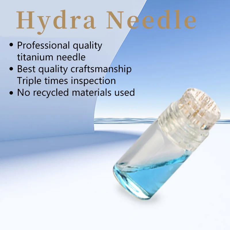 Hydra Roller 64 /20 Pin Titanium Micro Needle Derma Facial Roller Serum Applicator Skin Care Whitening Bottle Reusable
