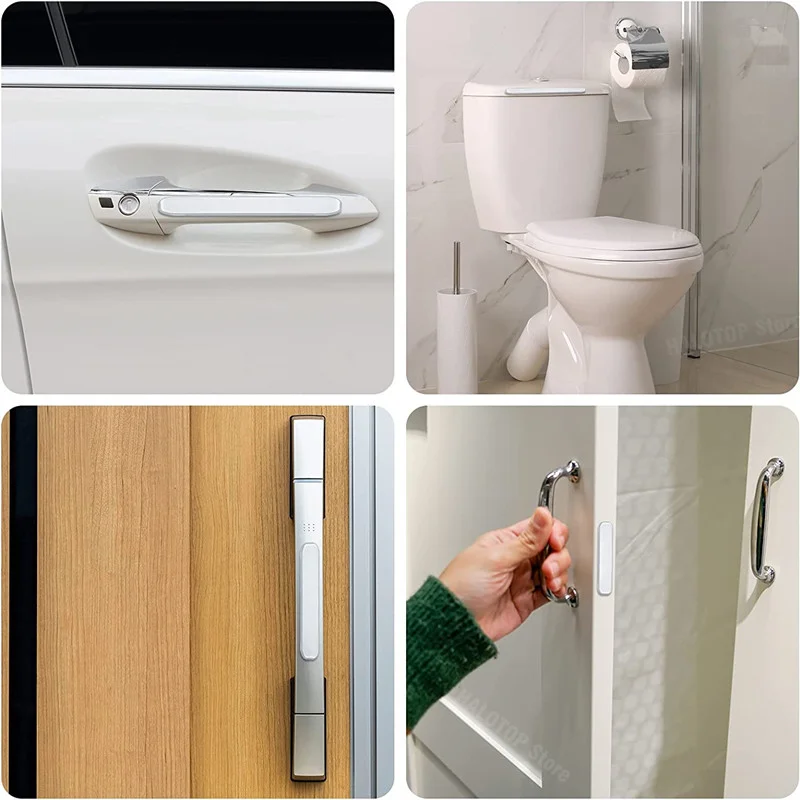 Silicone Door Stopper Silicone Self Adhesive Pads Refrigerator Anti-collision Strip Door Stopper Cabinet Bumpers Transparent Wall Protector Pad silicone door stopper,door stopper bumpers,door stopper,silicone rubber bumpers