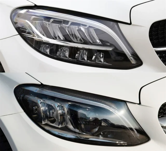 Copriobiettivo Faro Anteriore Per Mercedes Classe C W205 2019-2021 - Sinistra - Foto 13