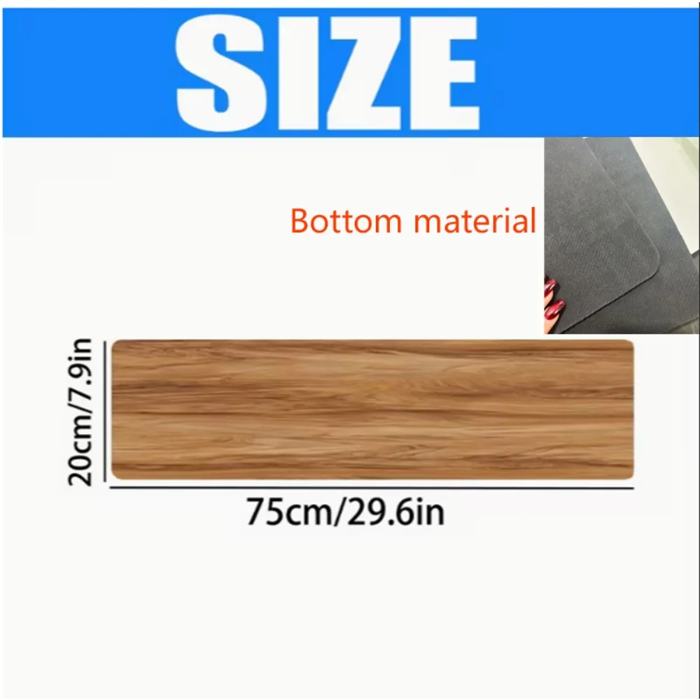 레트로 스타 계단 디딤판 화려한 스트립 장식, 나무 계단용 70년대 스타일 러너 러그, 펑키한 홈 데코