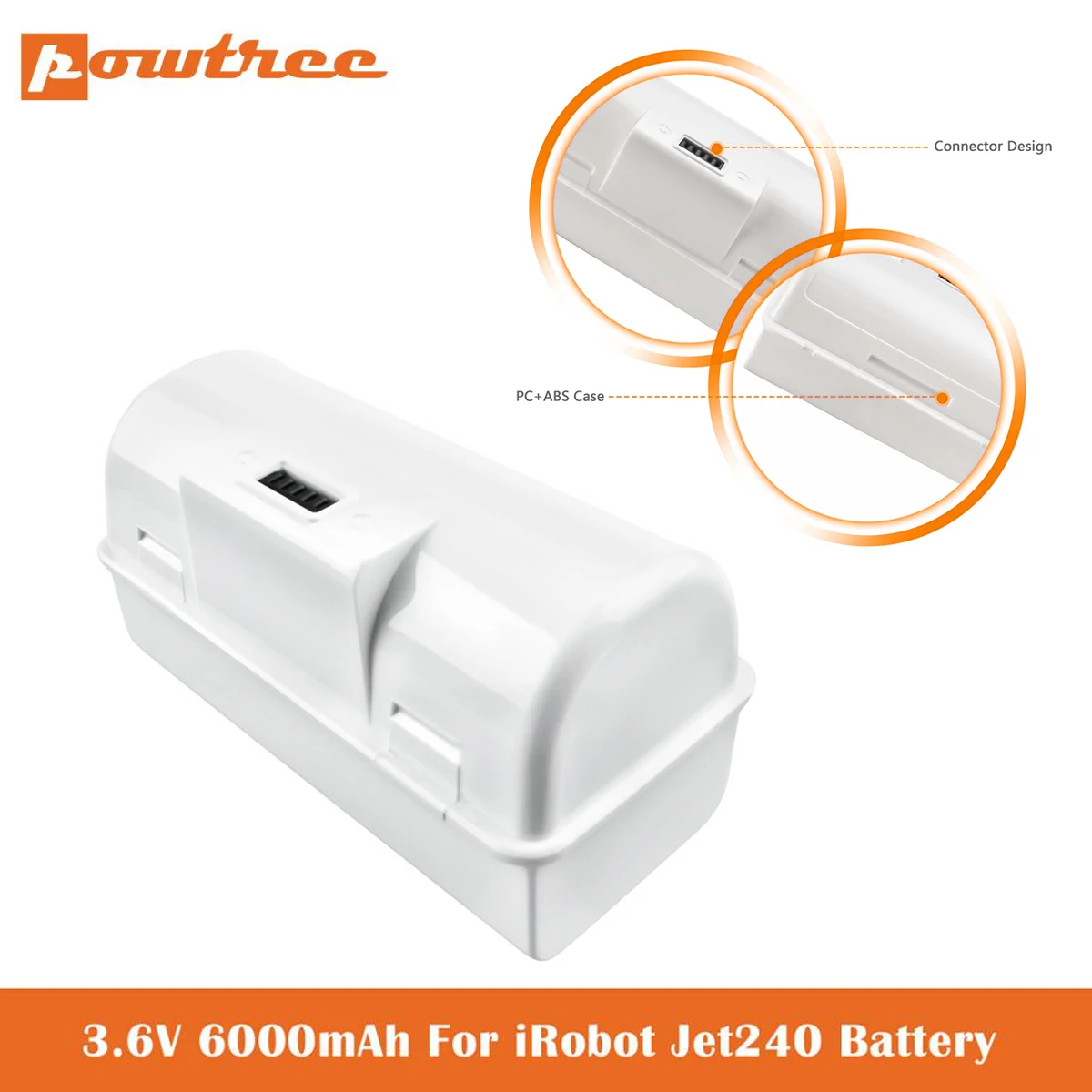 Литий-ионный аккумулятор высокой емкости для iRobot Braava Jet240 3 6 6000 BC674 L20 Jet 241 244 в 240 мАч