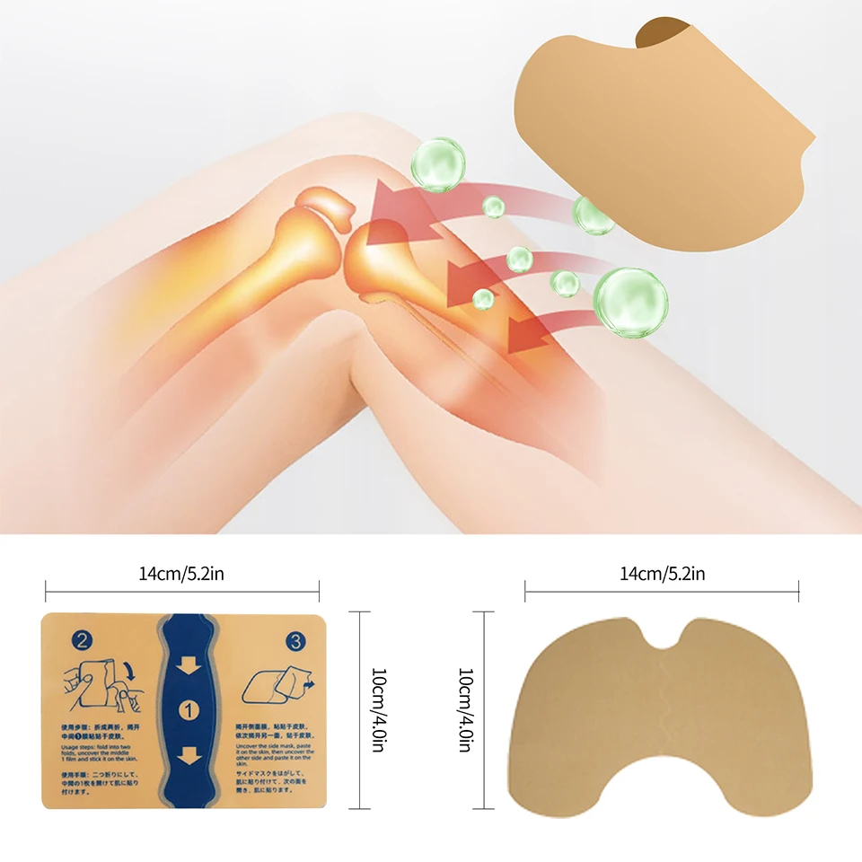 

6Pcs Knee Joint Pain Relief Plaster Cartilage Damaged Rheumatism Arthritis Joint Analgesic Chinese Medical Patch