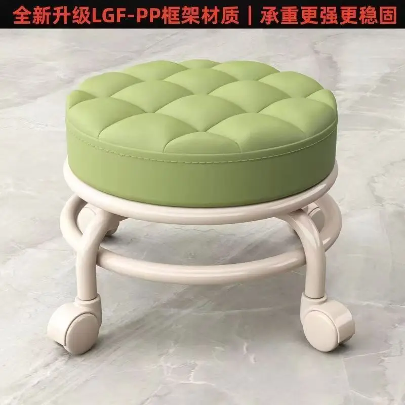 مقعد صغير بعجلات عالمية ، دوار ° ، كرسي أطفال منخف...