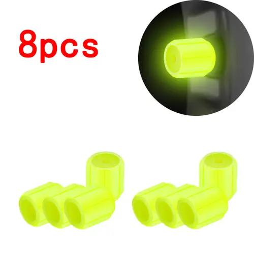Luminous Tire Valve Caps 6 Colors Car Motorcycle Glowing Valve Cover Car Tire Wheel Hub Styling Tool Auto Accessories 4/8/20pcs - Image 12
