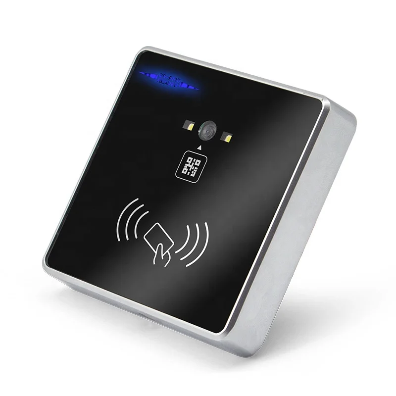 벽걸이 RFID NFC QR 코드 스캐너, 2D 바코드 리더, RS232 포함, 출입 통제 ..