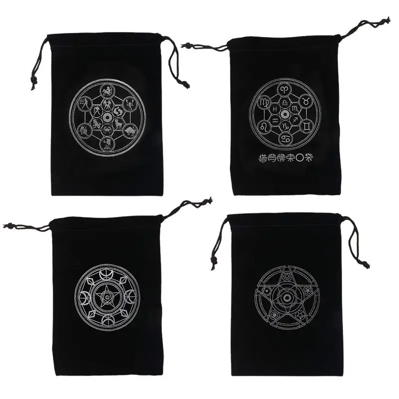 

Tarot держатель для карт Pouch | Загадочный черный волшебный тематический Tarot держатель для карт | Прочные сумки для карт Tarot для гадания ведьмы G
