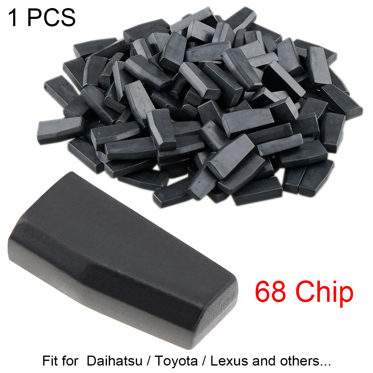 Blank 4D68 ID68 40Bits Car Light Carbon Chip Automobile Key Transponder Chips Fit for Da-ihatsu Toyota Lexus Replacement Parts