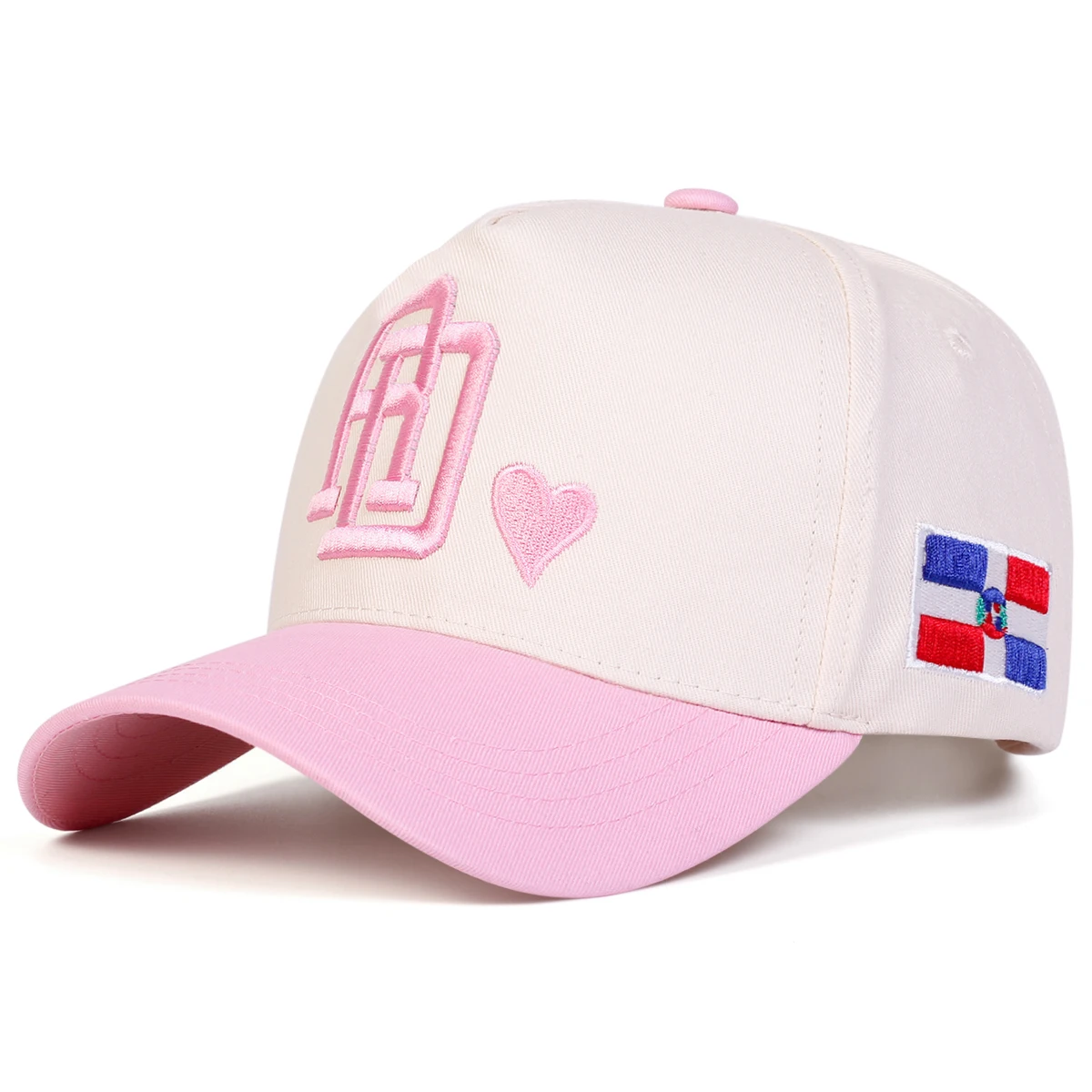 Unisex RD Letter Love Stickerei-Baseballmützen für Frühling und Herbst, verstellbare Freizeitmützen für den Außenbereich, Sonnenschutzhut, Sportmütze – Detail 6