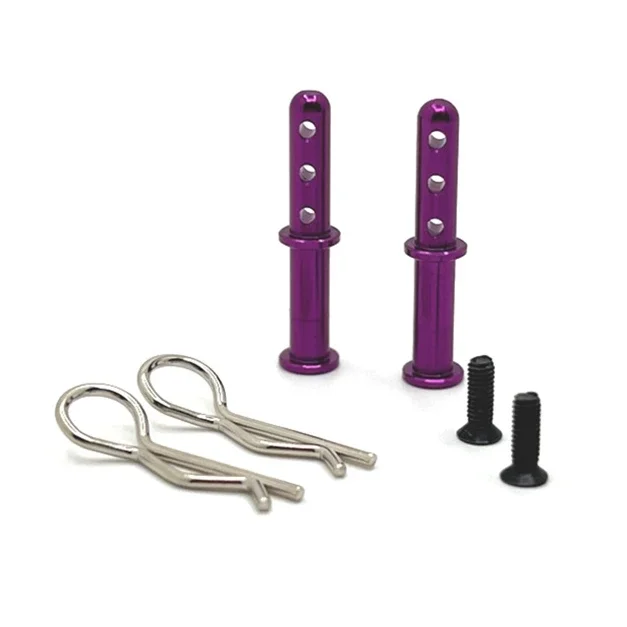 Wltoys 144001 144010 144016 124016 124017 124018 124019 RIaarIo - Columna de carcasa de metal para montaje de carrocería, piezas de actualización para coche RC