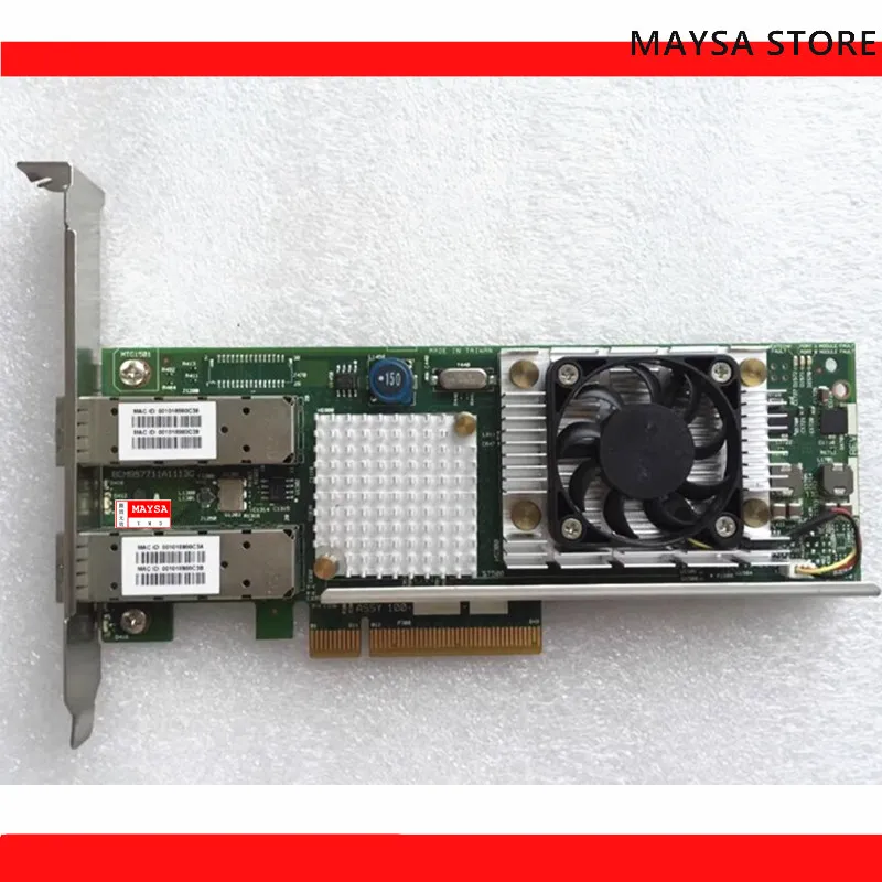 

Оригинальная KJYD8 57711 BCM57711 10 Гб 10GbE гигабитная Двухпортовая PCIE волоконная сетевая карта 0KJYD8 для Dell R610 R710 R910