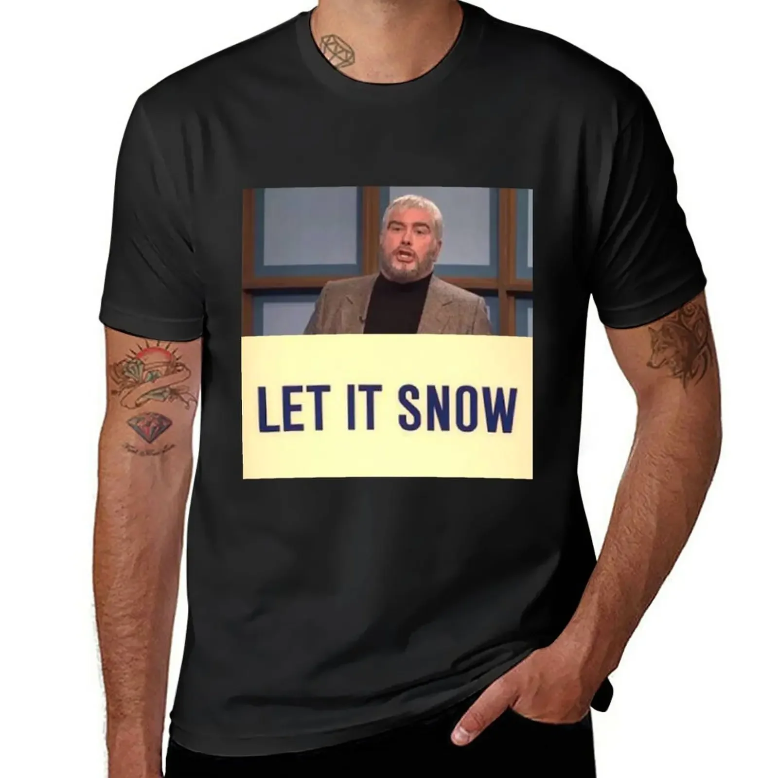 

LET IT SNOW T-Shirt vintage clothes for a boy Men's t-shirts