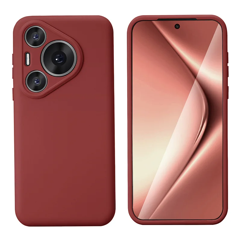Shockproof Soft Liquid Silicone Case with Skin Fleece and Precise Cutouts