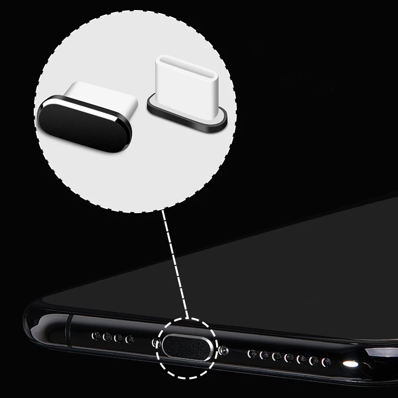 รูปสินค้า หมวกป้องกันฝุ่น USB-C สำหรับมือถือ