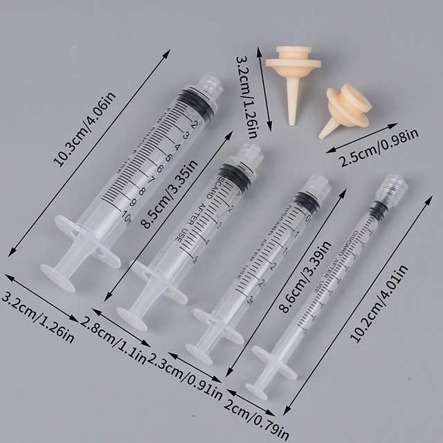 1ML-10ML Pet Feeding Nipple For Puppy Dog Cat Hamster Feeding Pacifier Medicine Feeding Oral Syringe With Silicone Nipple Feeder 6