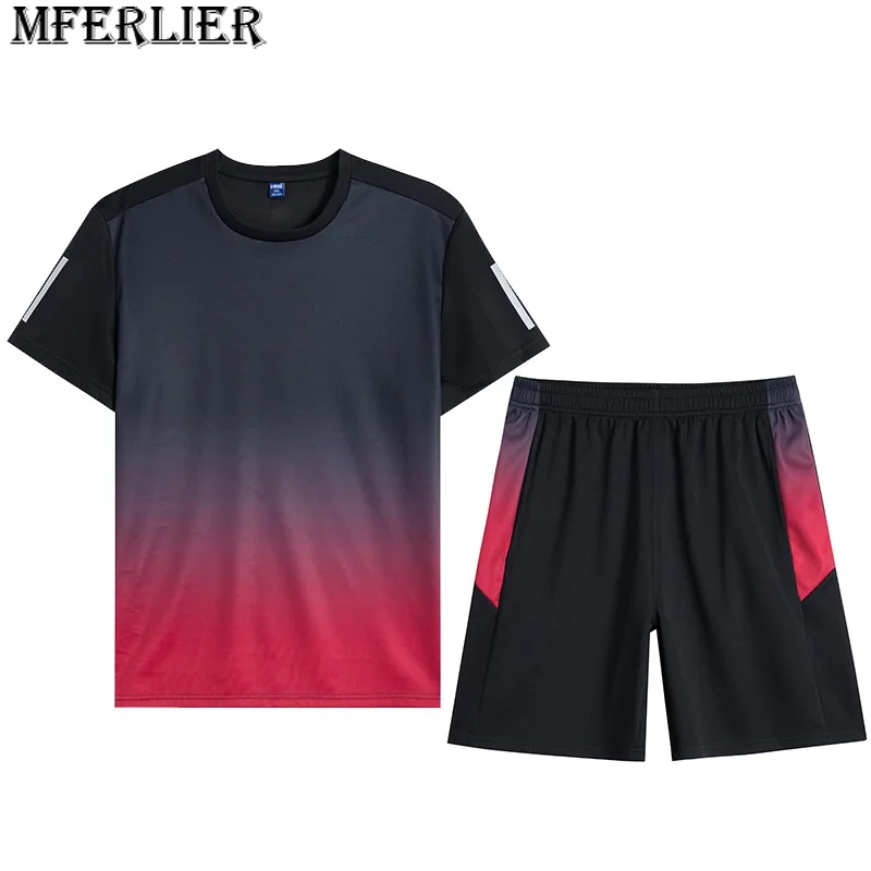 

Мужские Летние Шорты, бриджи 10XL, комплекты для занятий в спортзале и бега, свободные дышащие повседневные баскетбольные комплекты с дырками