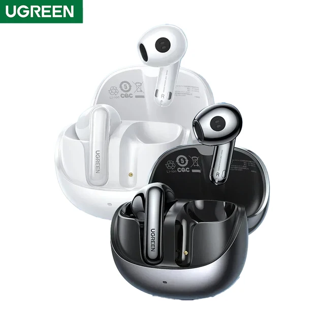 UGREEN HiTune H6 Pro Bluetooth Wireless Earphone LDAC Hi-Res Audio Sport Earbuds Custom Noise Cancelling Gaming Accessories Gift