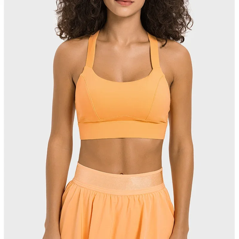 Solid Color Yoga Tight Sports Bras For Women Women's Fitness Zipper Bra Sportswear Woman Gym Training Female Crop Tops