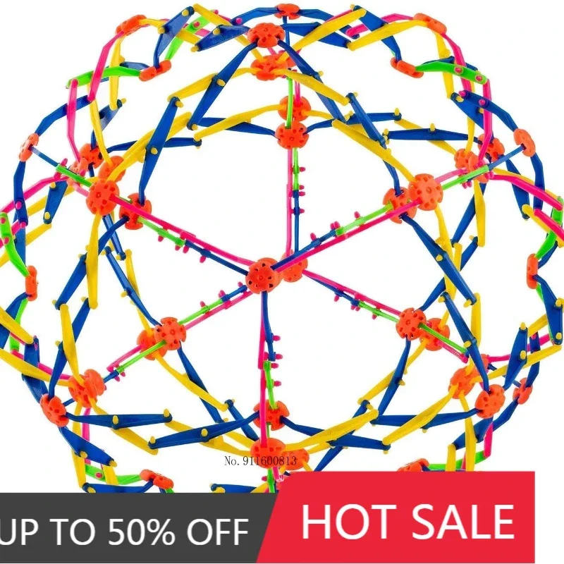 

1pc Novelty Expandable Breathing Ball Toy Sphere Stress Reliever Fidget Toys Throwing Ball Stretching Shrinking Ball