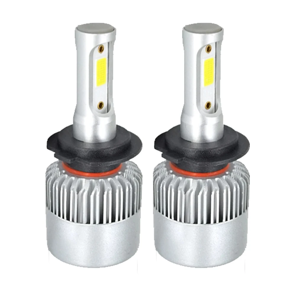 

2pcs S2 LED H1 H3 H7 H4 H13 H11 HB3 HB49005 9006 9004 880 881 H27 9007 Auto S2 Car Headlight Bulbs Fog Lights 36W 8000LM 6500K