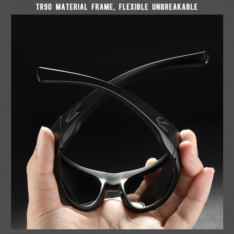 Hot Sale Brand KAENON 2023 Fashion Men Polarized Sunglasses Classic TR90 Frame Impregnable Driving Outdoor Sport Eyewear_voghion.com