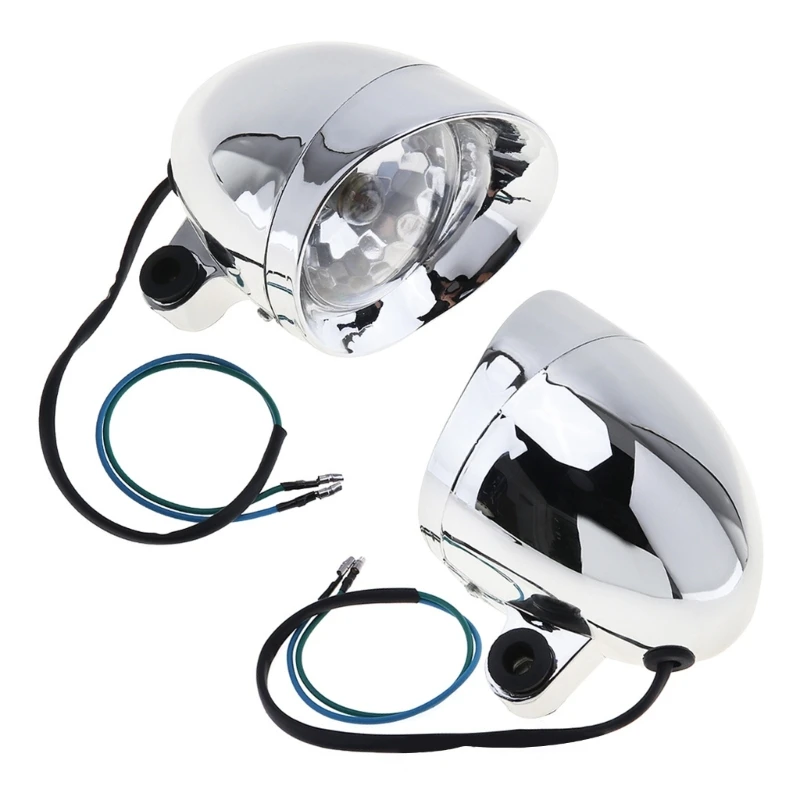 

68UF Fog Light Daytime Driving Headlight Spotlight Motorcycle Running Lamp 2x