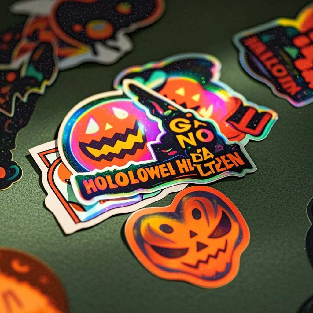 풀컬러 인쇄 및 내구성 있는 접착 스티커