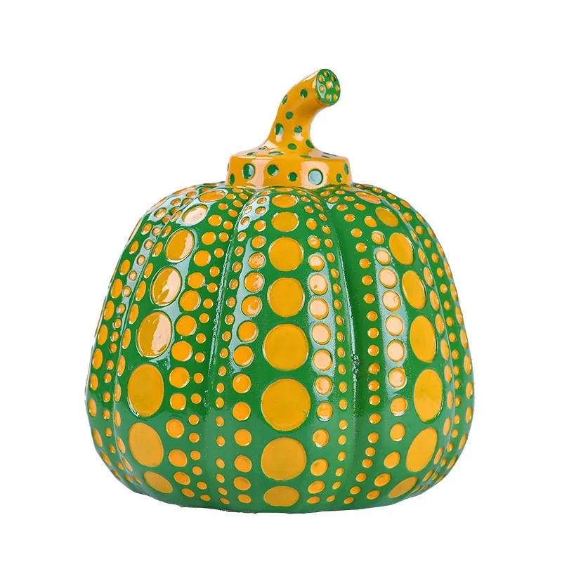 

Украшения тыквы Kusama Yayoi, Современная Скульптура в горошек, художественное украшение для интерьера дома, офиса, искусства, свадьбы, Рождества
