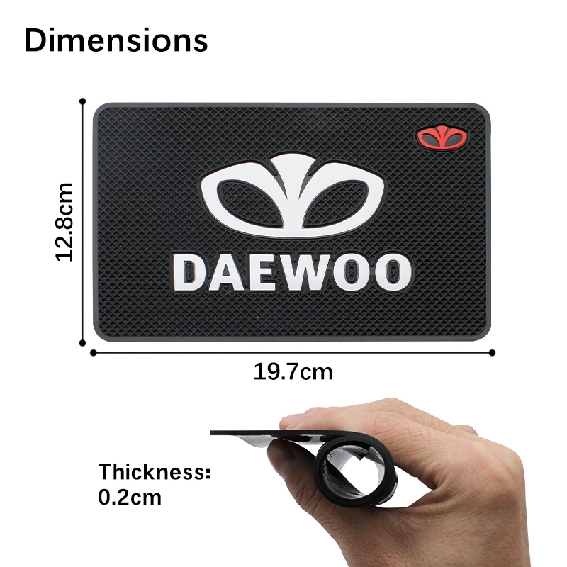 Car Interior Anti-Slip Mat Silicone Pads for Daewoo Espero Lacetti Lanos Lublin Matiz Nexia Winstom car non slip mat non slip mat car dashboard mat non slip dash mat silicone anti slip pad silicone anti skid pad