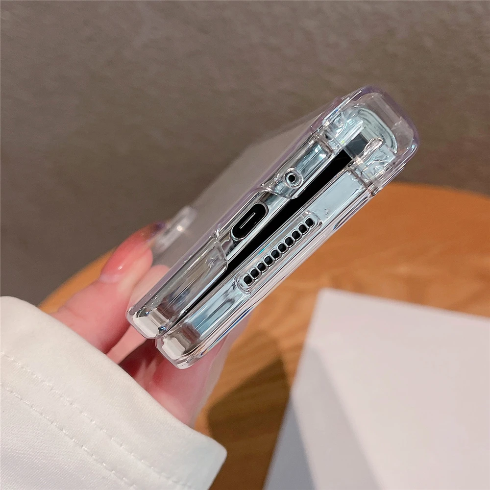 Crystal Clear Shockproof Hinge Protector for Samsung Galaxy Z Fold - HD Acrylic Full Protection Case