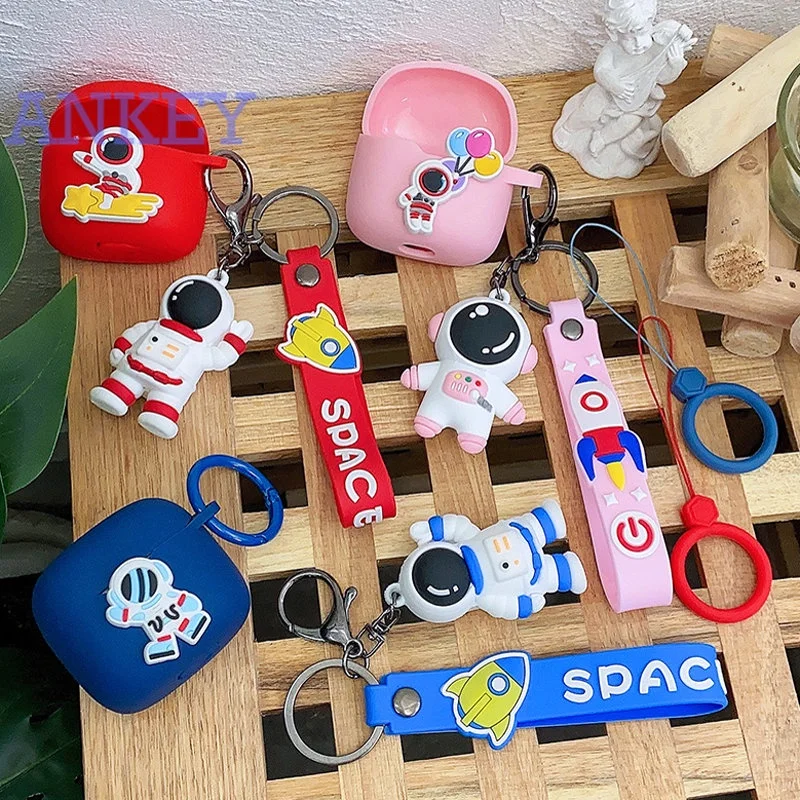 Custodia Per Jbl Tune Flex Cover Cartoon Astronaut Auricolare Bluetooth Protettivo