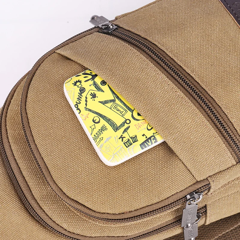 Xierya men Canvas Crossbody Bag Wear-resistant Outdoor Fashion Sports Bags for Man Black Male Casual Shoulder Bag Travel Satchel 2