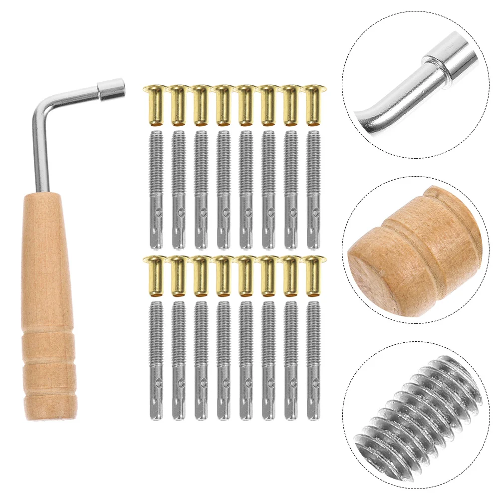 

Lyre Harp Accessory Turn Pin Nail for Nails Replacement Tuning Accessories Tool Wood Wrench