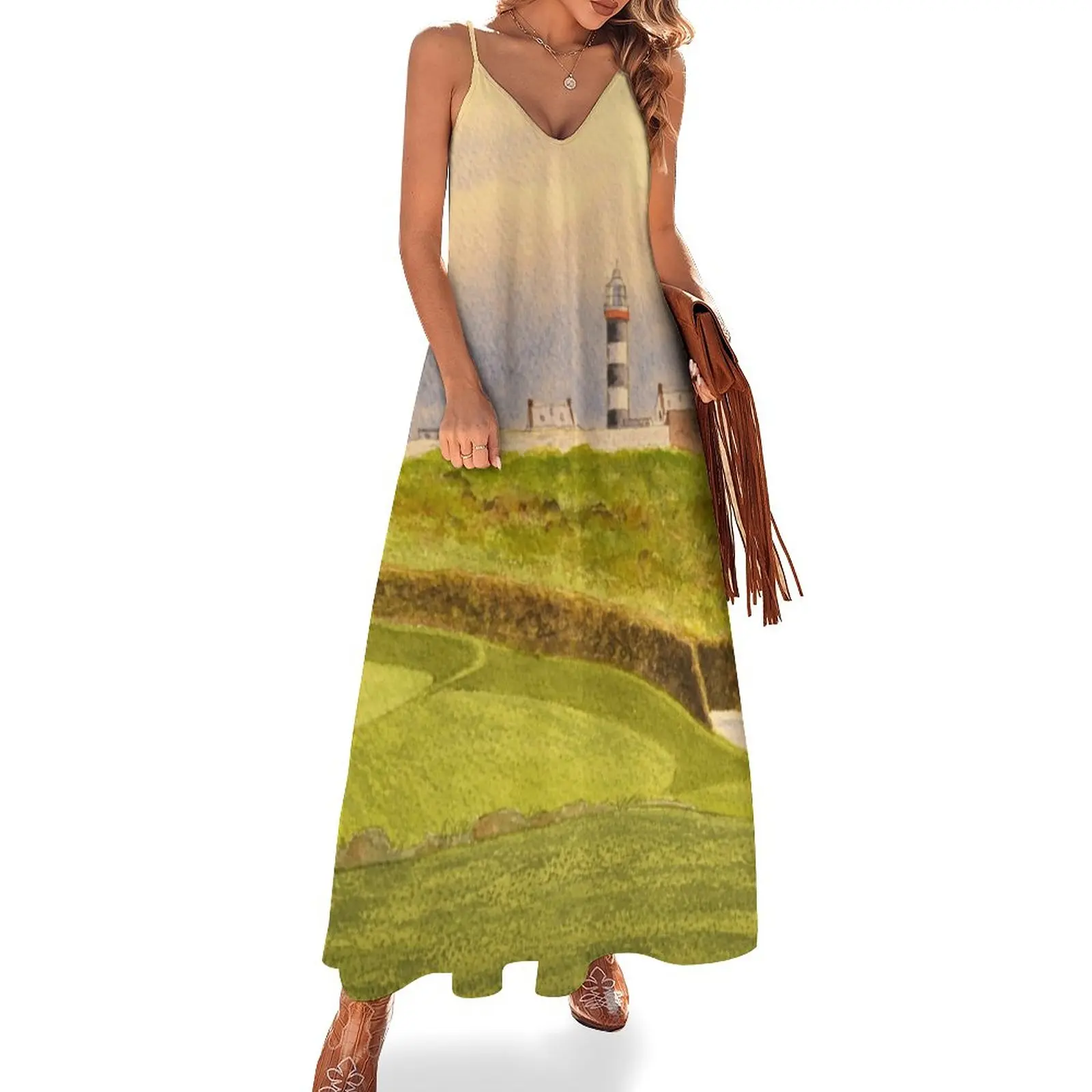 

Old Head Golf Course 17th Hole Sleeveless Dress Woman dresses long sleeve dress