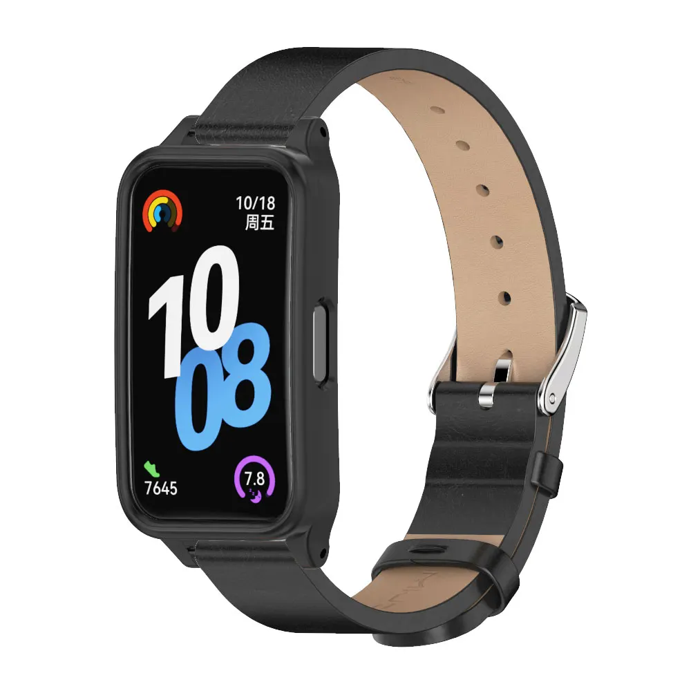 Premium Leather Sport Loop Wristband Bracelet
