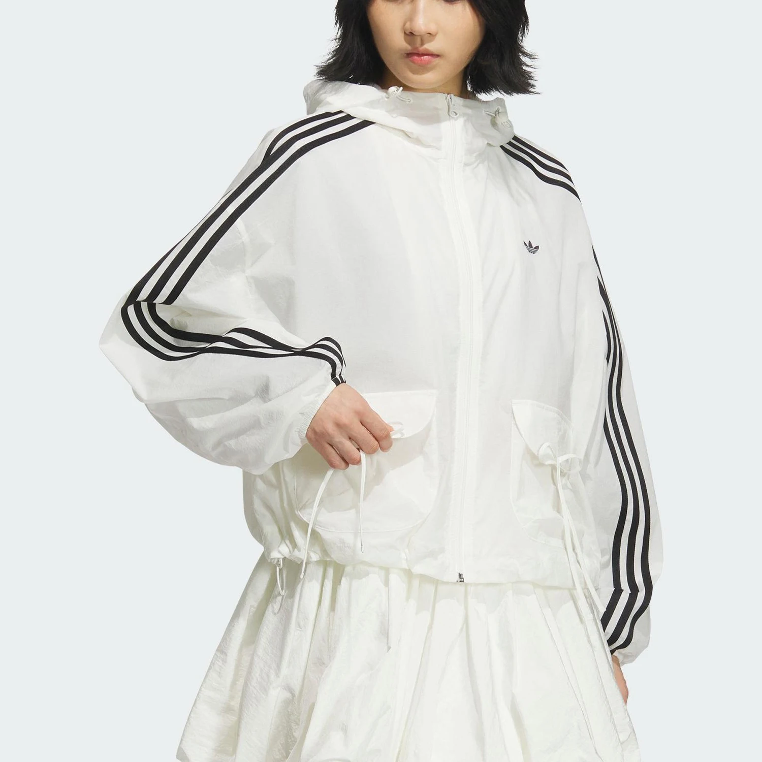 Adidas Originals Veste d'extérieur courte et respirante avec protection UV pour femme KB8964 1 Adidas Originals Veste d'extérieur courte et respirante avec protection UV pour femme KB8964 1