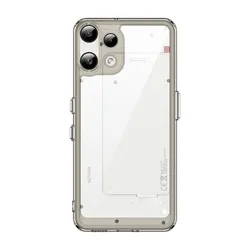 Ultimate Shockproof Clear Phone Case - Durable PC + TPU Silicone Cover for Nothing Phone (3a) Lite (Gray)