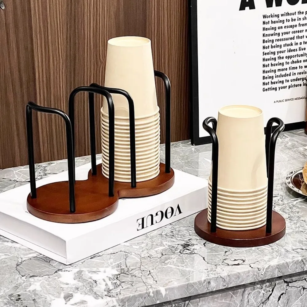 Multi-functional Light Luxury Paper Cup Holder-Home Tea Cup Storage Shelf,disposable Picker,enhance and Beauty of The Home