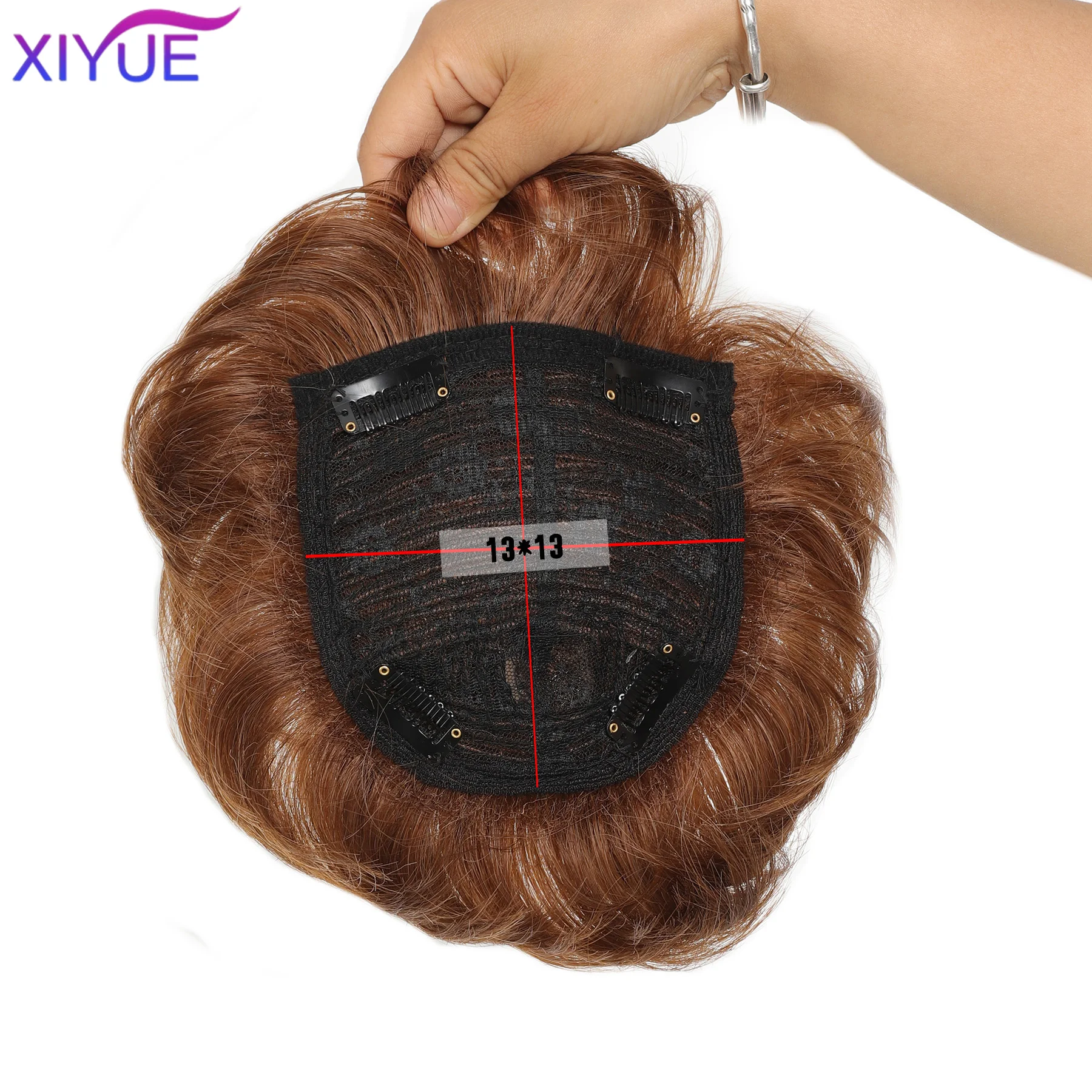 Synthetic New Men Hairpiece Stylish Men Wig Natural-looking Men's Hair Wig for Spots Gray Hair Coverage Short Straight Hairpiece