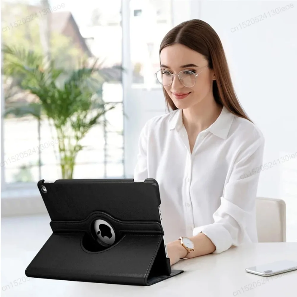 Premium 360 Rotating Leather Tablet Case - Enhanced Protection and Style